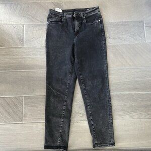 Buffalo David Bitton Jeans Womens SZ 29 (W28 L27) Black Mom Jeans Margot Hi Rise